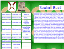 Tablet Screenshot of baseballroadtrip.net